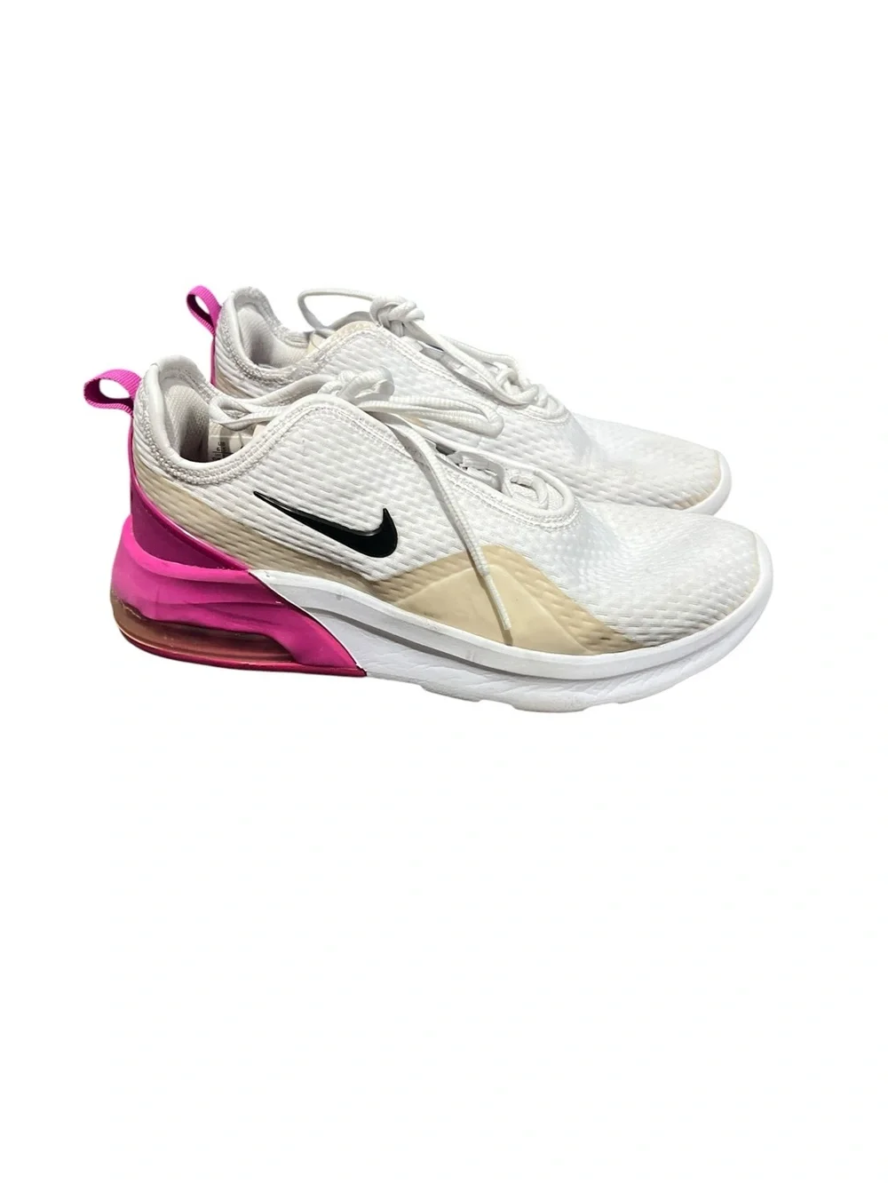 Nike Air Max Motion Women's 6.5 Sneakers Low Top Pink White Air Max Motion